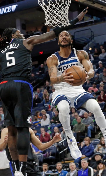 Healthy Rose, Teague lead Timberwolves past Clippers 130-120